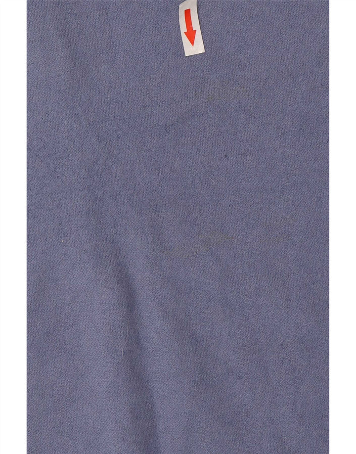 Cos Dame Oversized Roll Neck Jumper Sweater UK 10 Small Blue Wool