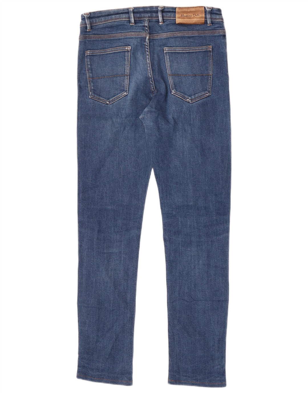 Massimo Dutti Herre Slim Jeans EU 40 Medium W31 L30 Blå Bomuld
