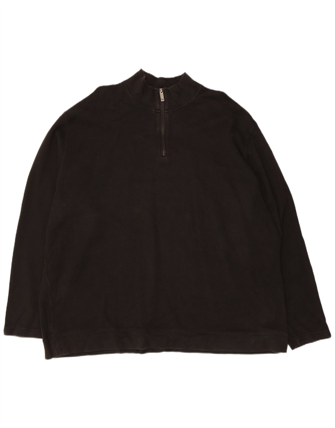 EDDIE BAUER Sweatshirt med lynlås til mænd XL sort bomuld