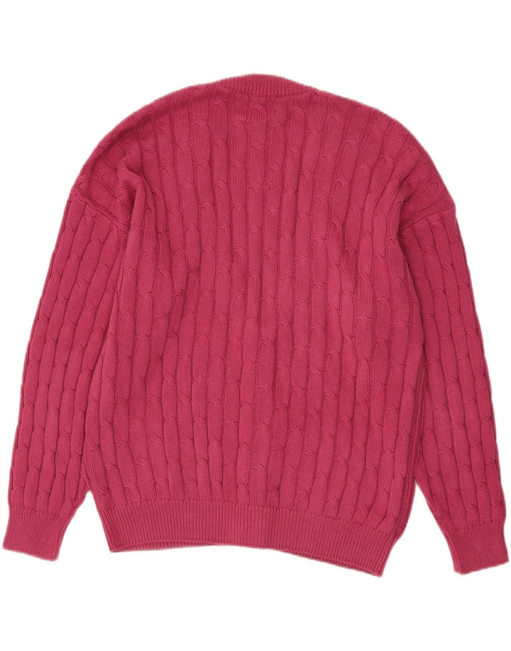 Il Granchio Herre Cardigan Sweater Large Pink