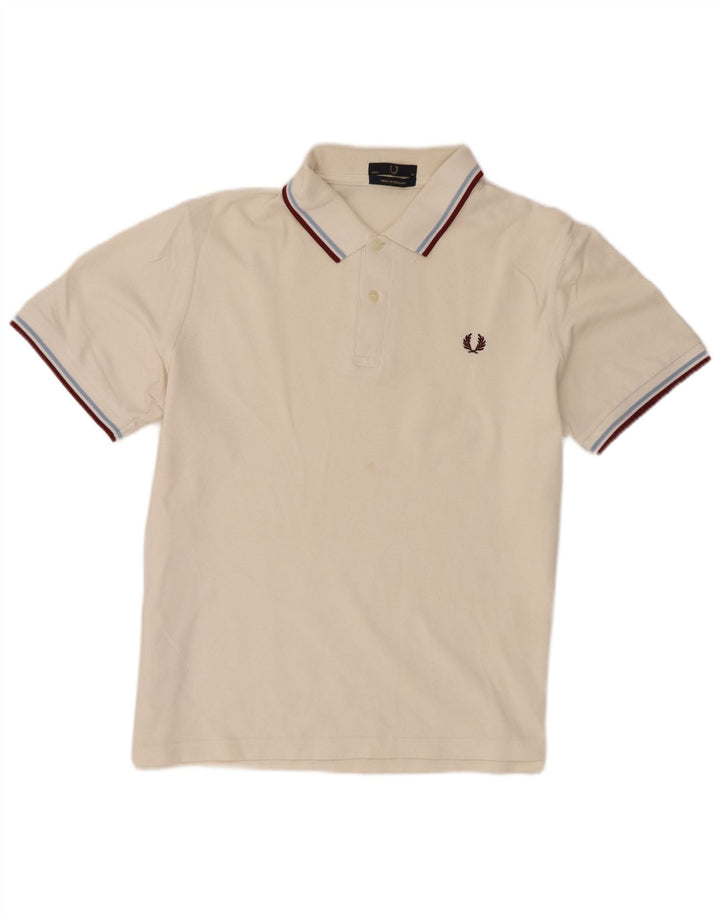 Fred Perry Herre poloshirt Stor hvid bomuld