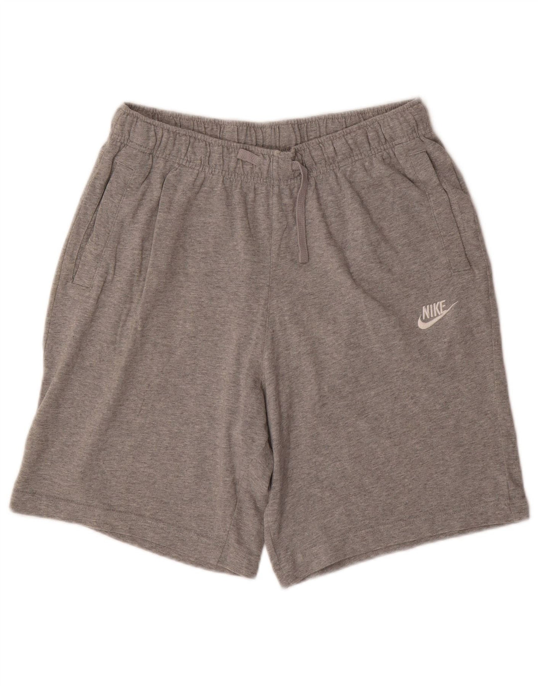 Nike Sportshorts til mænd, mellemgrå flækket bomuld