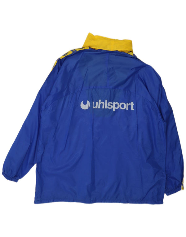 Uhlsport Herre Hellas Verona FC 1993 Regnjakke med hætte UK 42 XL Blå