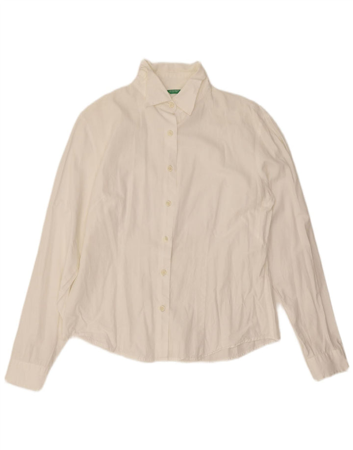 Benetton Dameskjorte UK 16 Large White