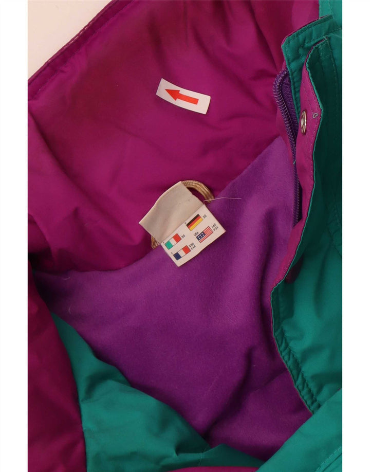 Ellesse Herre Grafisk Hætte Skijakke IT 50 Stor Grøn Colourblock
