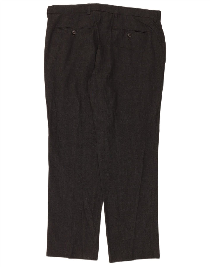 Marks & Spencer Herre Regular Fit Chinobukser W34 L29 Grå polyester