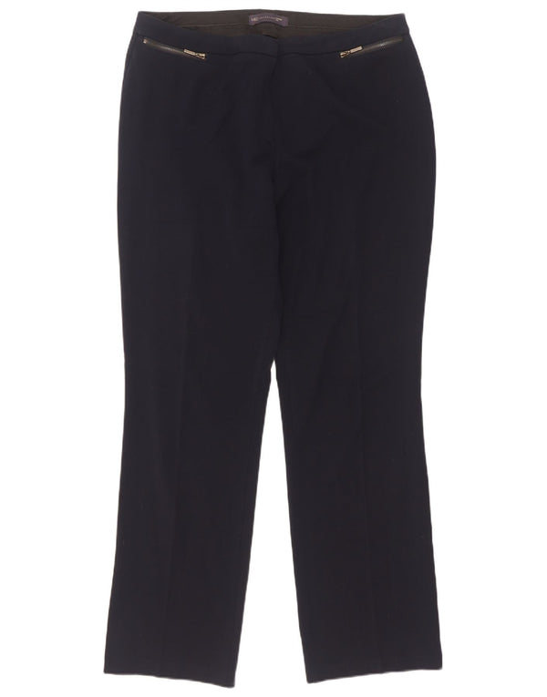 Marks & Spencer Dame Casual Bukser UK 14 Large W34 L31 Navy Blue