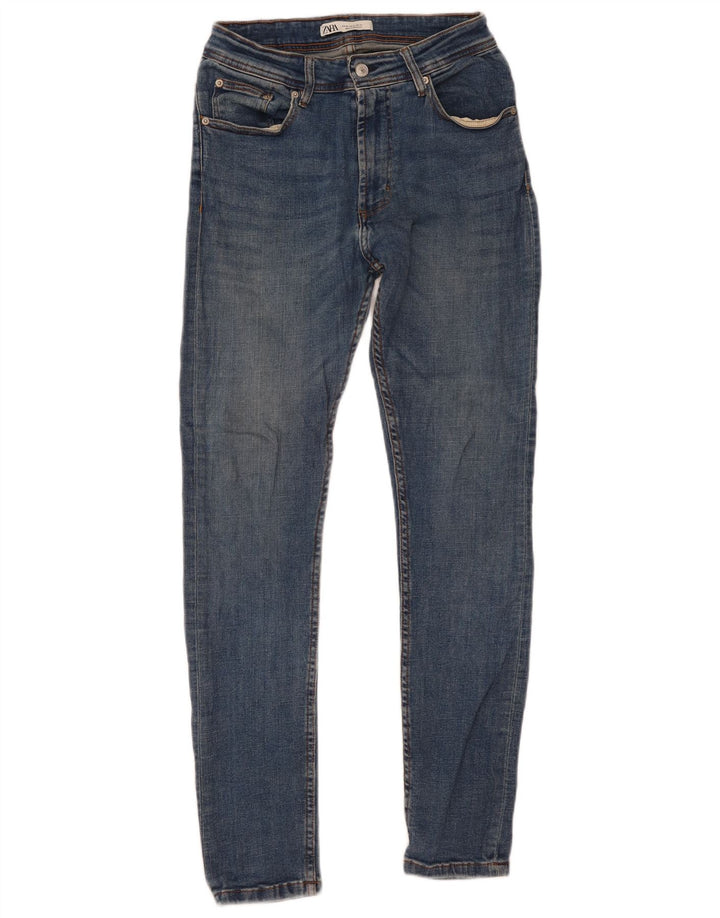 Zara Herre Skinny Jeans EU 40 Medium W31 L32 Blå