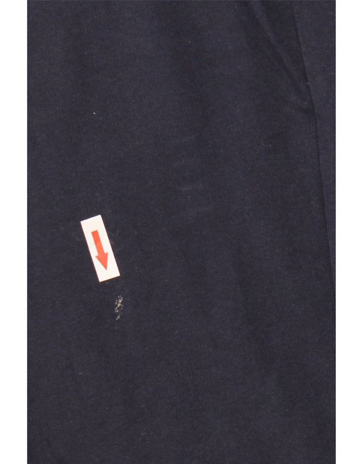 Lotto Herre grafisk træningsdragt Bukser Joggers Medium Navy Blue Colourblock