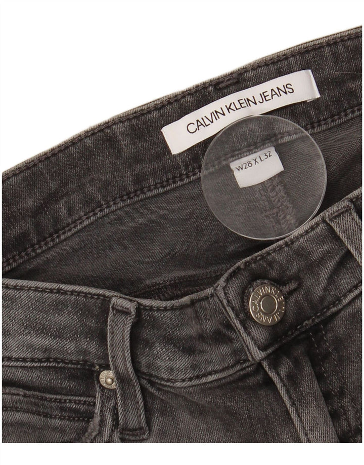 CALVIN KLEIN Womens Skinny Jeans W28 L32 Grey