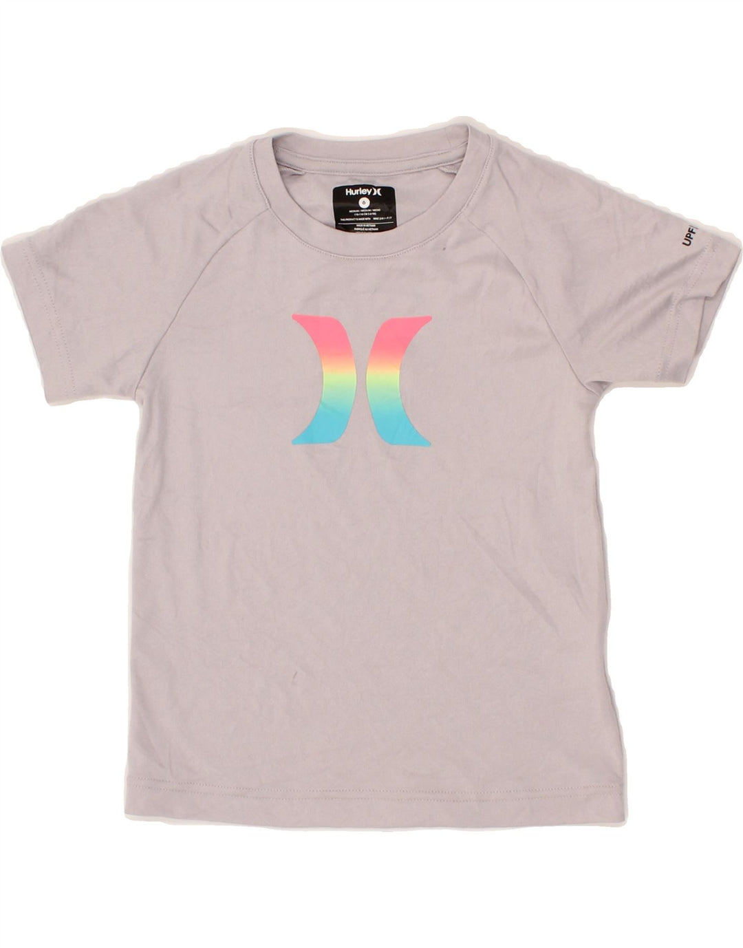 HURLEY Boys Graphic T-Shirt Top 5-6 Years Purple Polyester Vintage Hurley and Second-Hand Hurley from Messina Hembry 