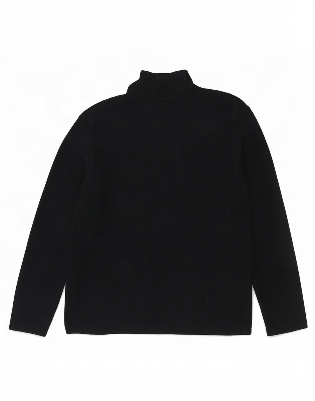 Ben Sherman Herre Zip Neck Jumper Sweater Stor Marineblå Bomuld