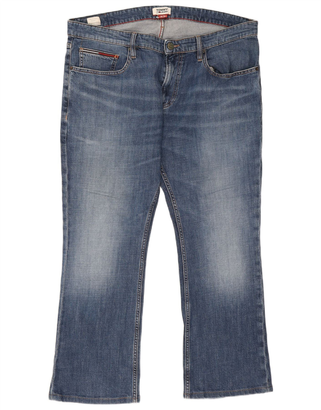 Tommy Hilfiger Herre Ryan Bootcut Jeans W38 L29 Blå Bomuld