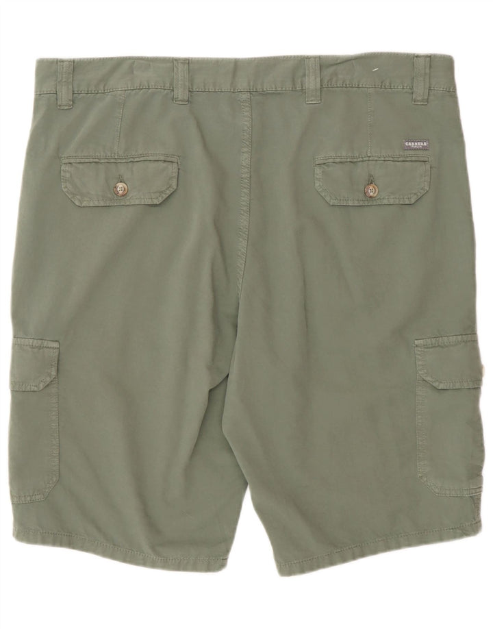 Carrera Herre Cargo Shorts IT 52 XL W36 Grøn Bomuld