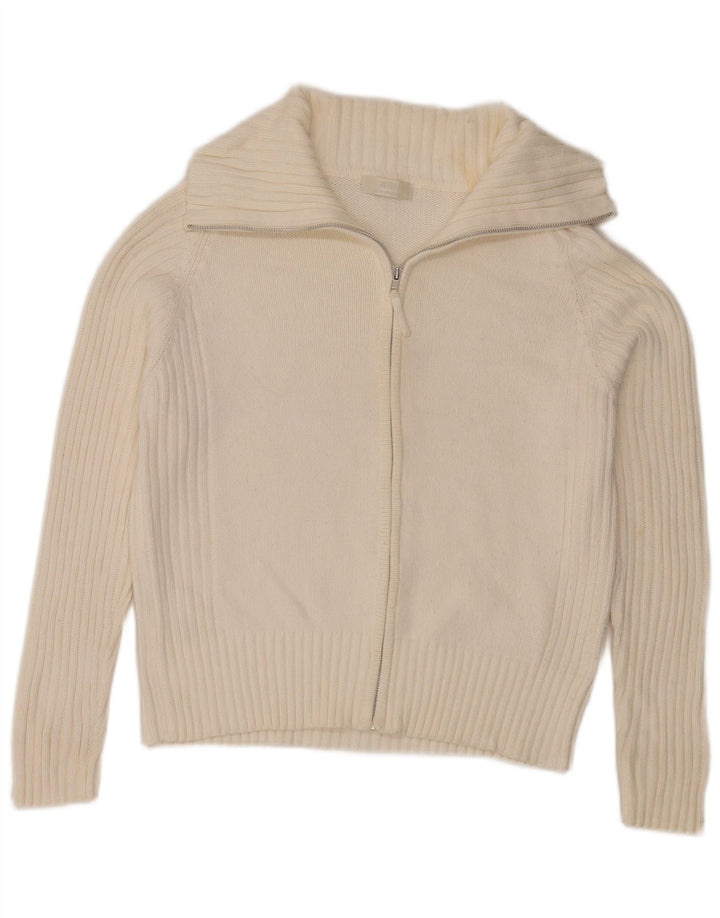 Marks & Spencer Dame Stretch Cardigan Sweater UK 16 Large White