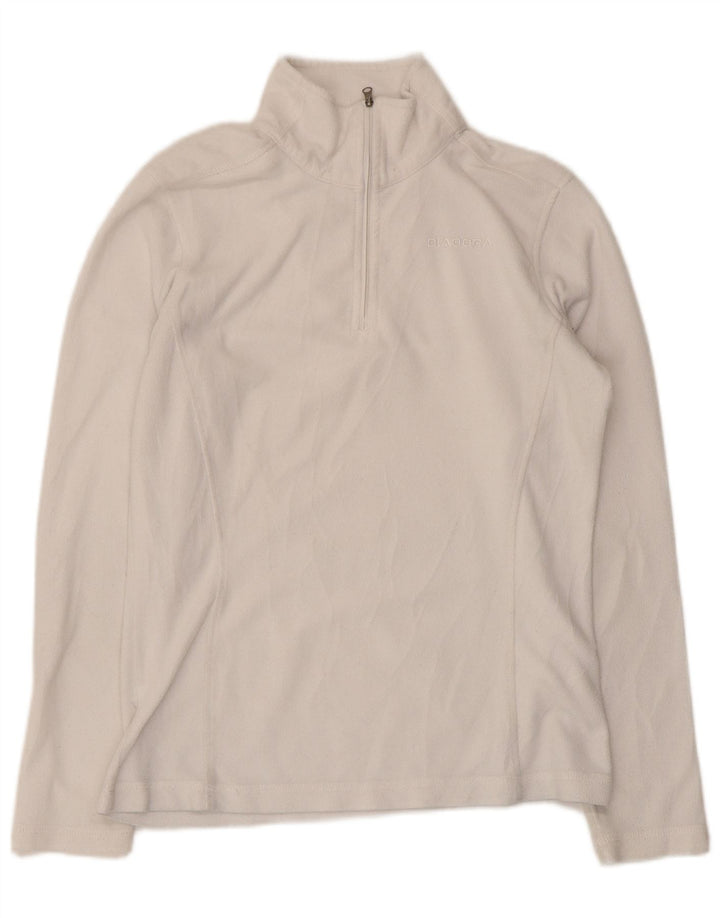 Diadora Dame Fleece Jumper med lynlås DK 12 Medium White Polyester