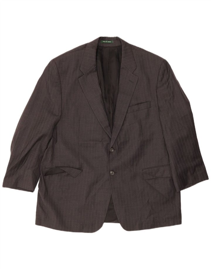 Ralph Lauren Herre 2-knap blazerjakke UK 46 2XL Grå nålestribet uld