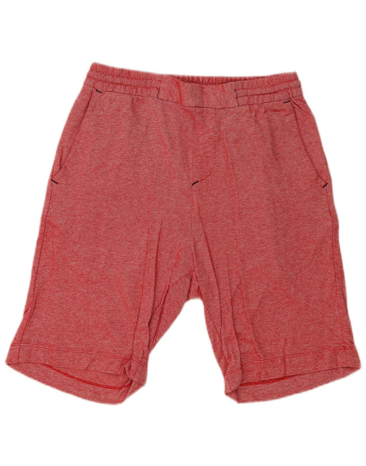 Zara Herre Sportshorts Små Røde Flecked