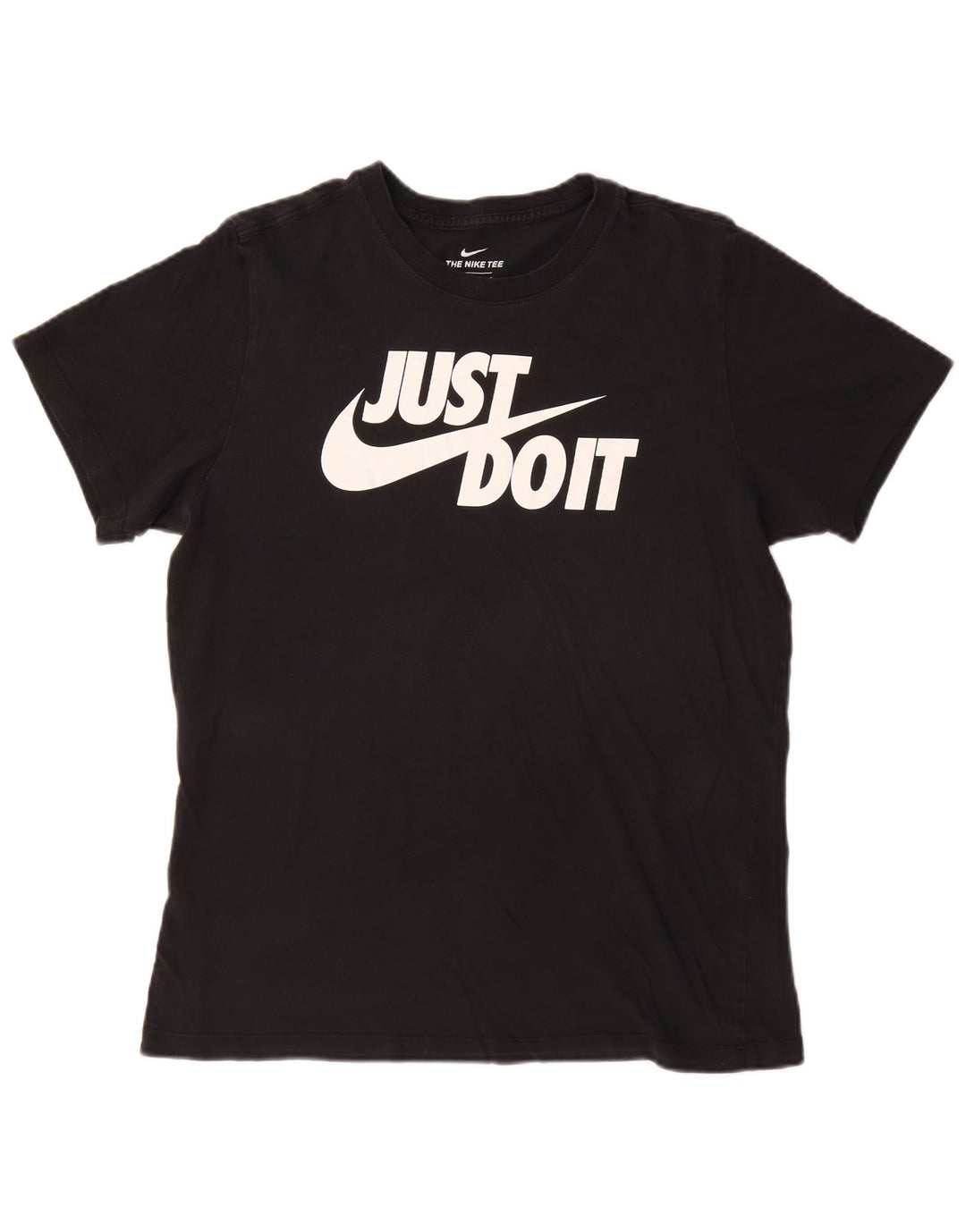 Nike grafisk T-shirt top til mænd, stor sort bomuld