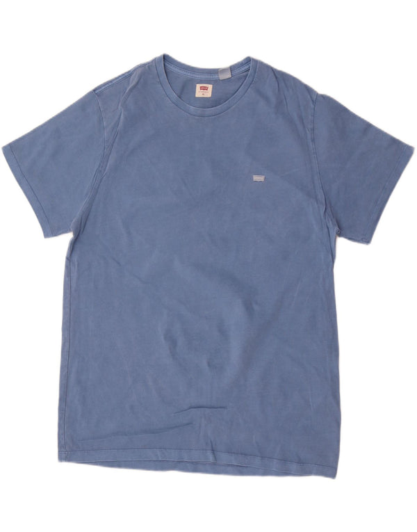 Levi's Herre T-Shirt Top XL Blå Bomuld