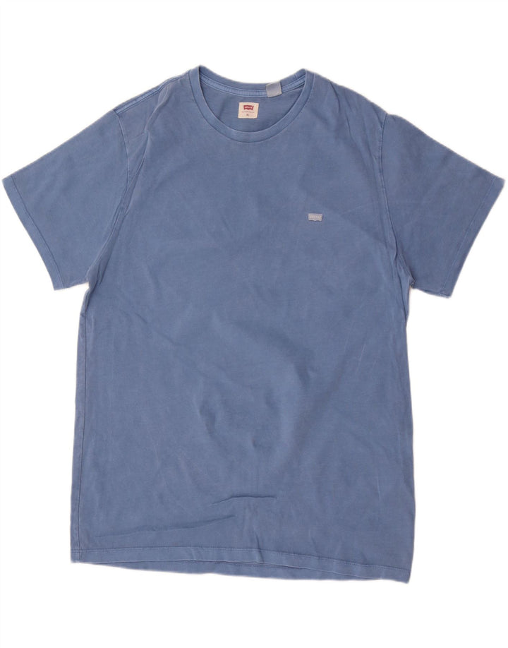 Levi's Herre T-Shirt Top XL Blå Bomuld