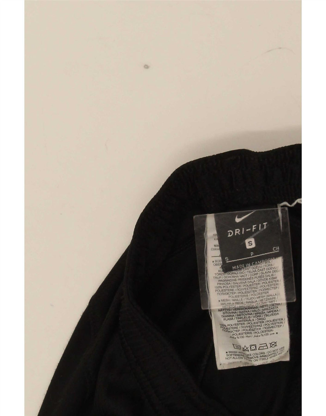 Nike Herre Dri Fit træningsdragt Bukser Small Black Colourblock Polyester