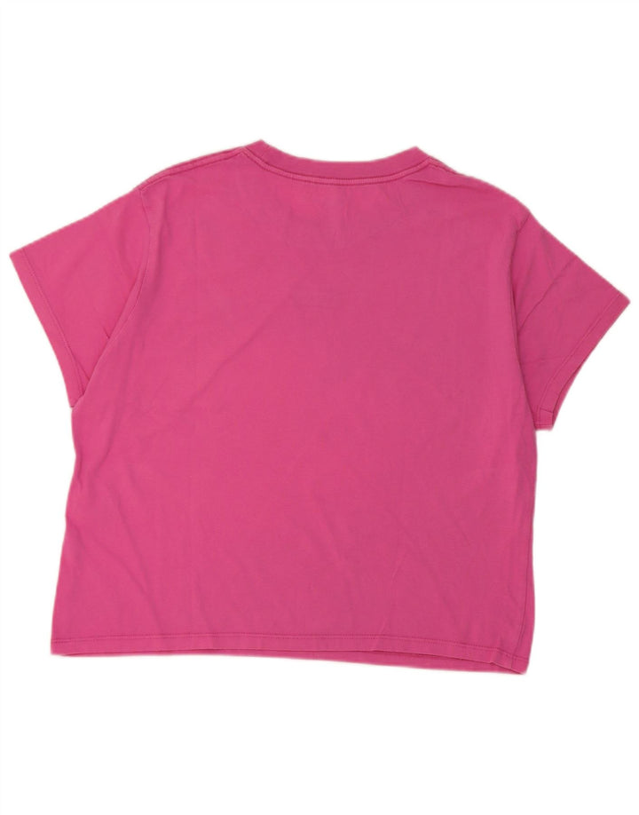 Levi's Womens Crop Oversized T-Shirt Top UK 6 XS Pink