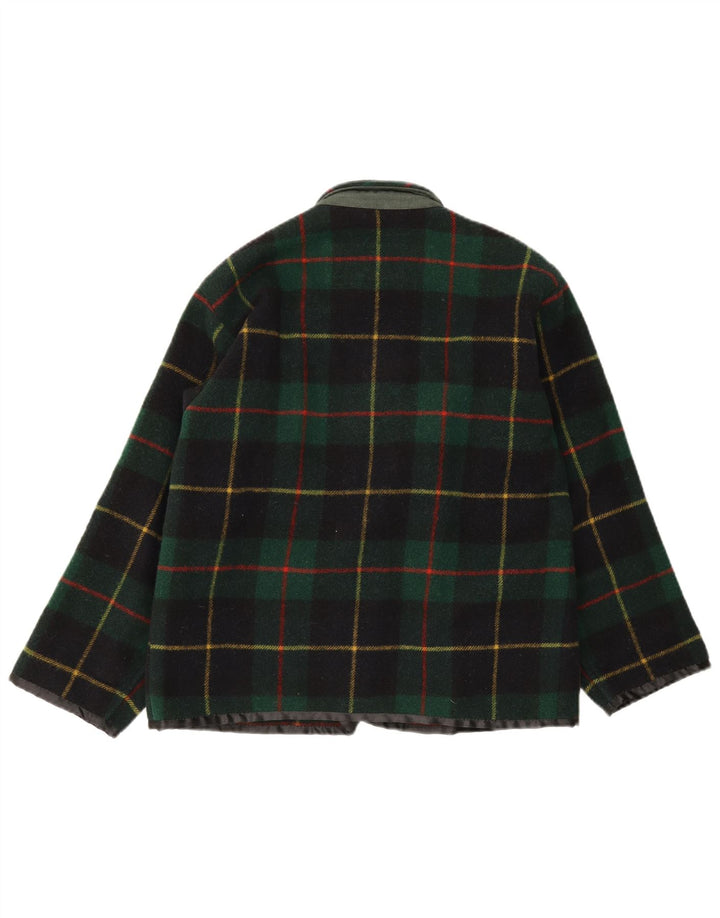 Penny Black Dame Loose Fit Blazer Jacket IT 40 Small Green Check Wool