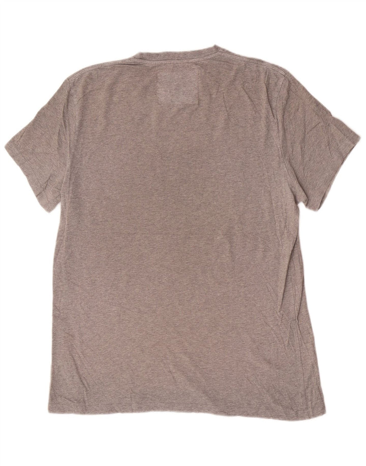 Jack Wills Herre grafisk T-shirt Top mellemgrå bomuld