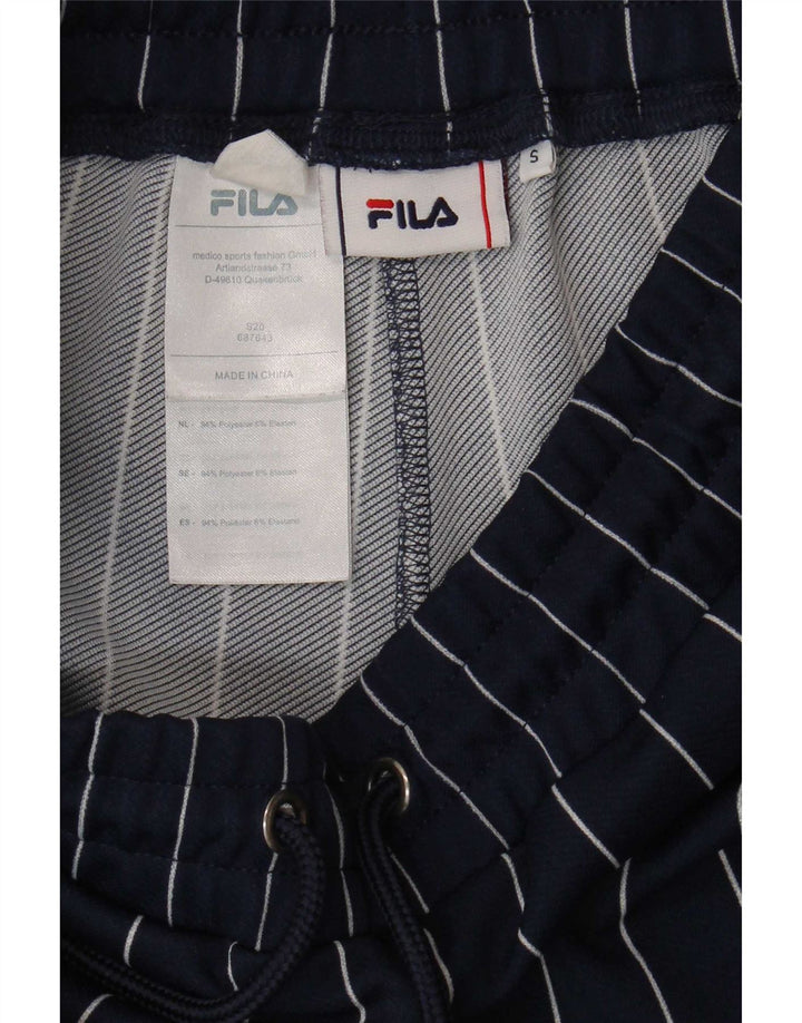Fila Herre grafiske sportsshorts Små marineblå stribet polyester