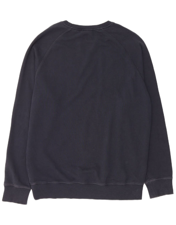 TIMBERLAND Herre Regular Fit Sweatshirt Jumper Stor marineblå bomuld