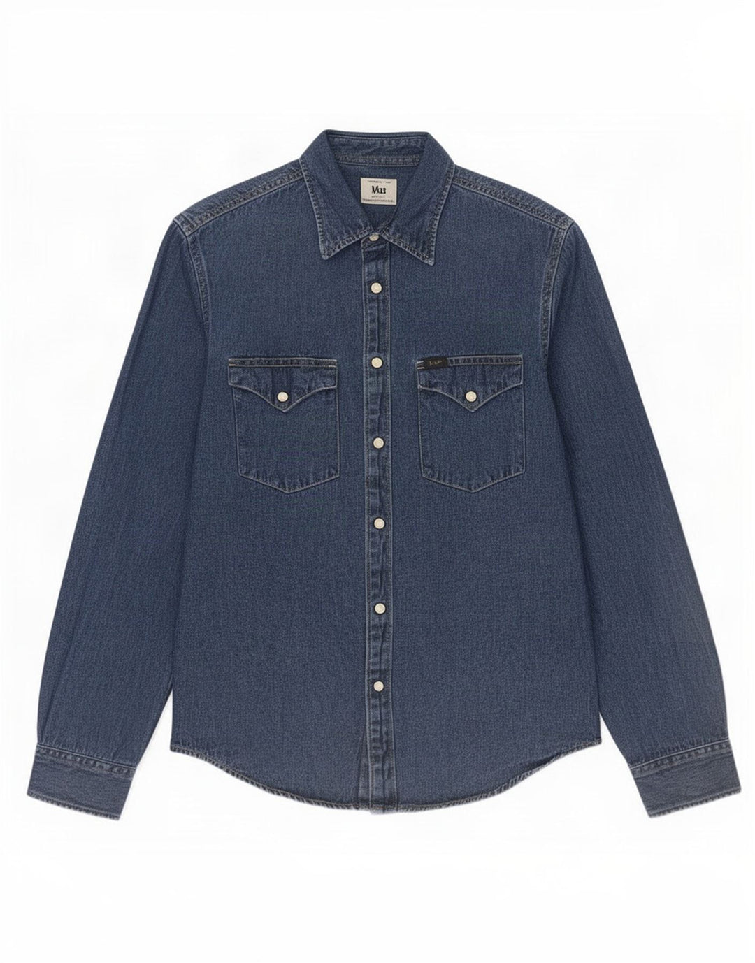 Lee Denimskjorte til mænd, lille blå