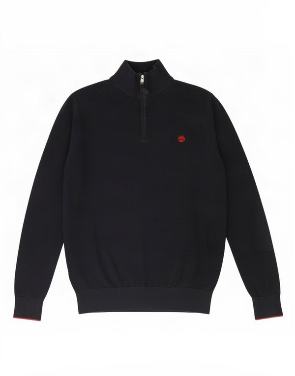 Timberland Herre lynlås-hals sweater lille marineblå bomuld