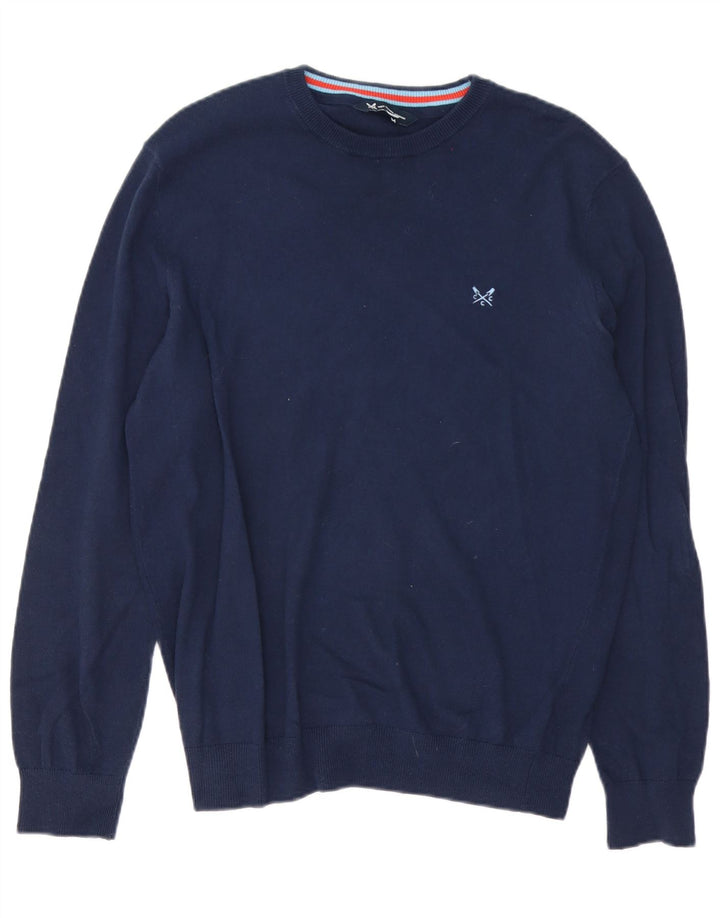 Crew Tøj Herre Crew Neck Jumper Sweater Medium Navyblå Bomuld