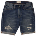 Abercrombie & Fitch Distressed denimshorts til kvinder W30 Mellemblå bomuld