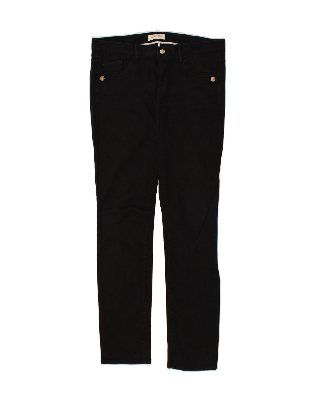 MASSIMO DUTTI Womens Slim Jeans W32 L32 Black Cotton Vintage Massimo Dutti and Second-Hand Massimo Dutti from Messina Hembry 