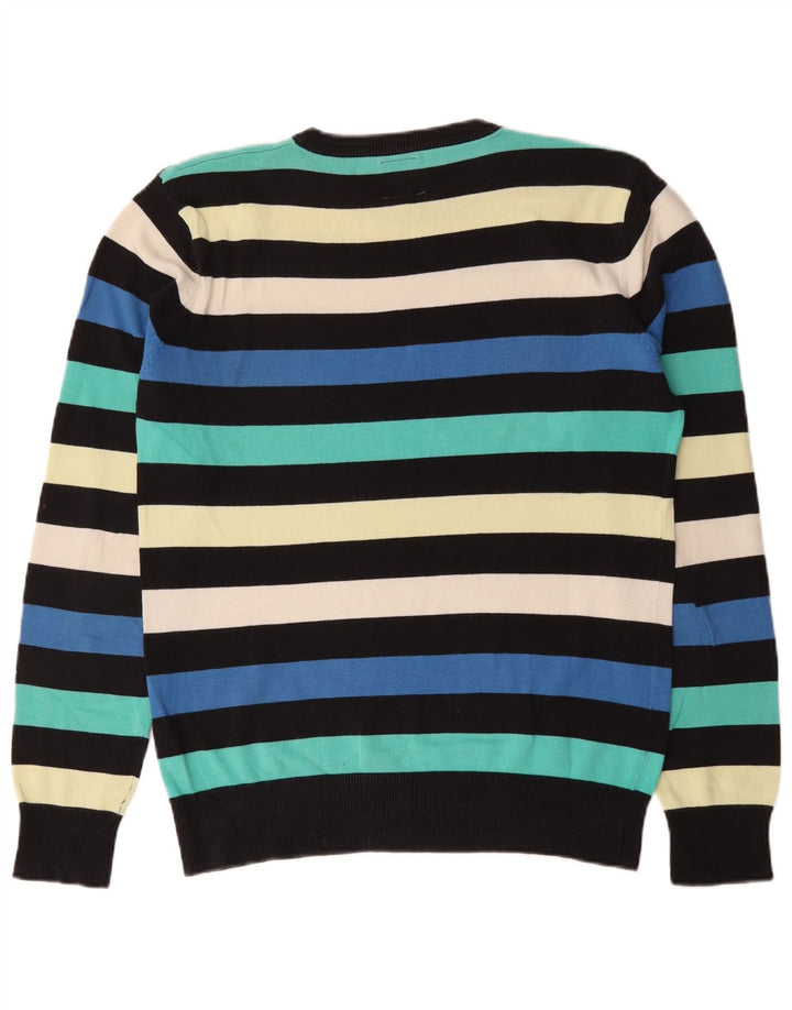 Jack & Jones Herre Crew Neck Jumper Sweater Medium Flerfarvet Stribet