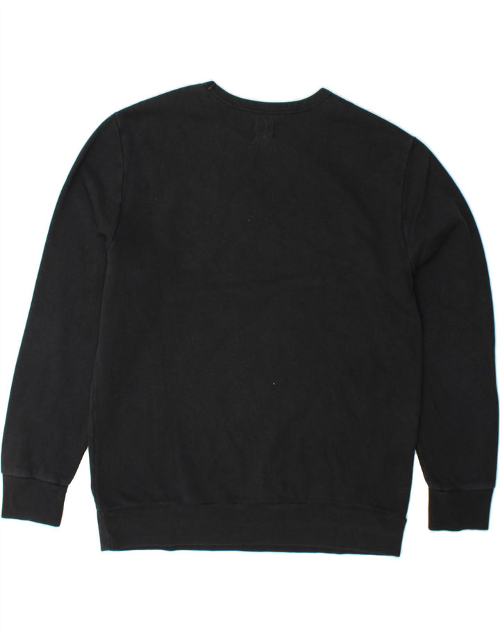 GAP Mens Graphic Sweatshirt Jumper Large Black Cotton Vintage Gap and Second-Hand Gap from Messina Hembry 