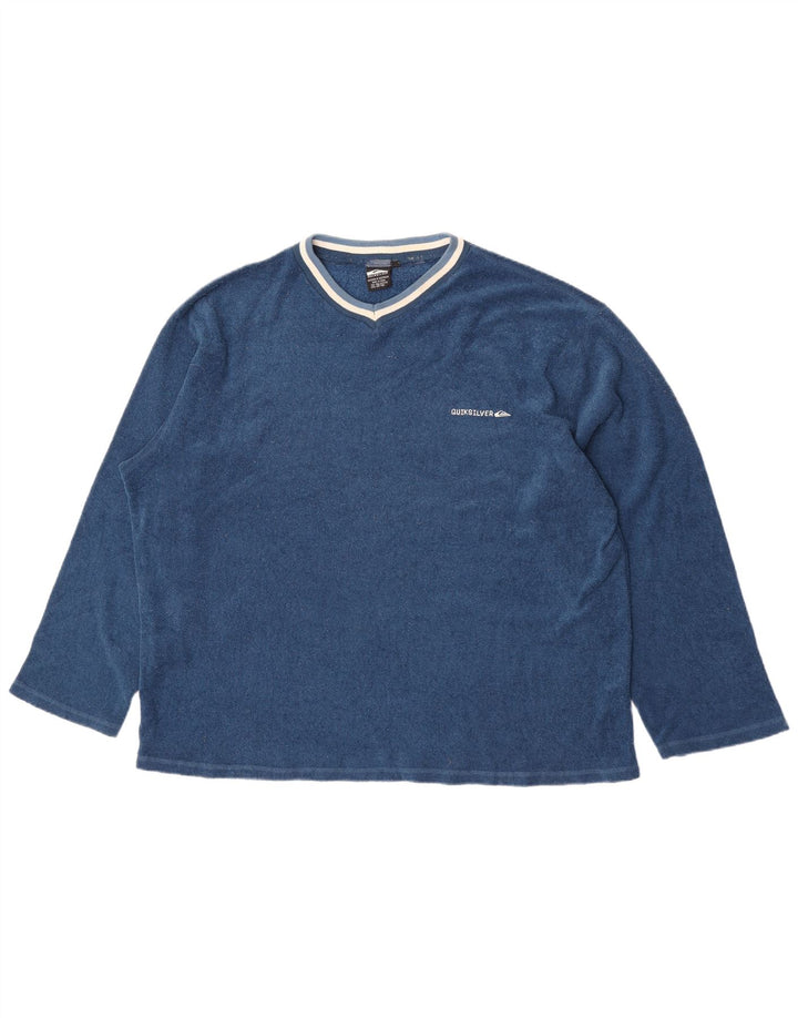 Quiksilver Herre Fleece Jumper 2XL Blå Polyester