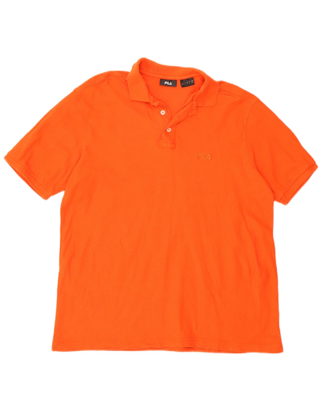 Fila Poloskjorte til mænd Stor Orange Bomuld