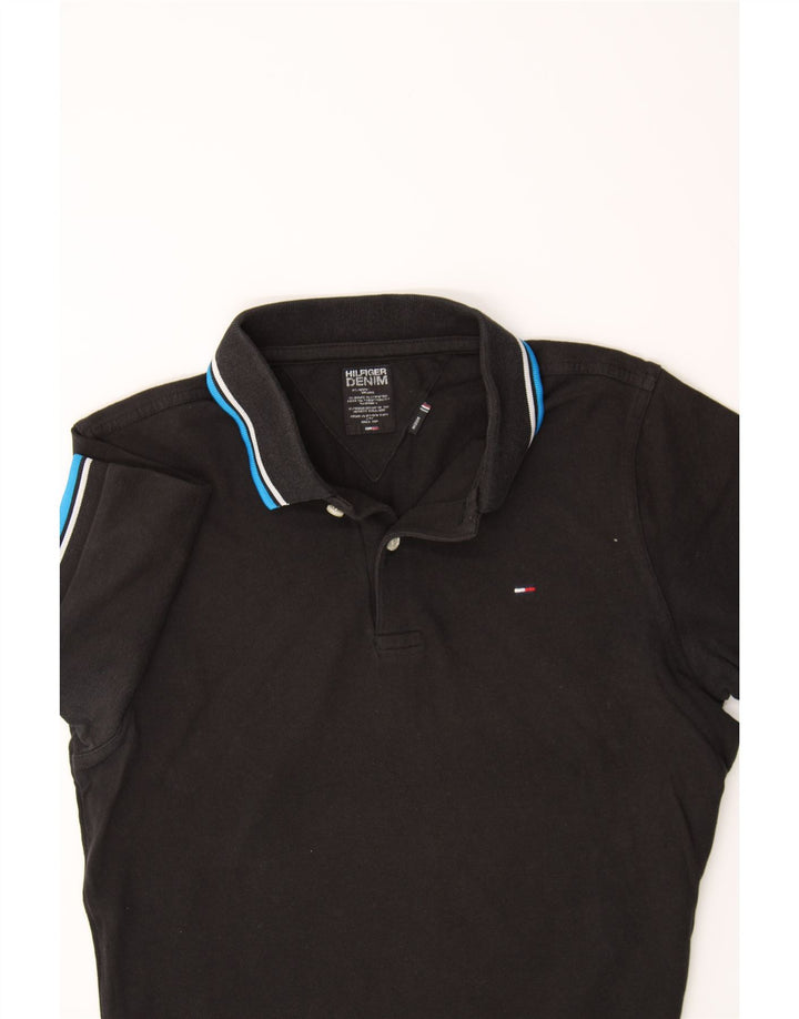 TOMMY HILFIGER Mens Polo Shirt Medium Brown Cotton Vintage Tommy Hilfiger and Second-Hand Tommy Hilfiger from Messina Hembry 