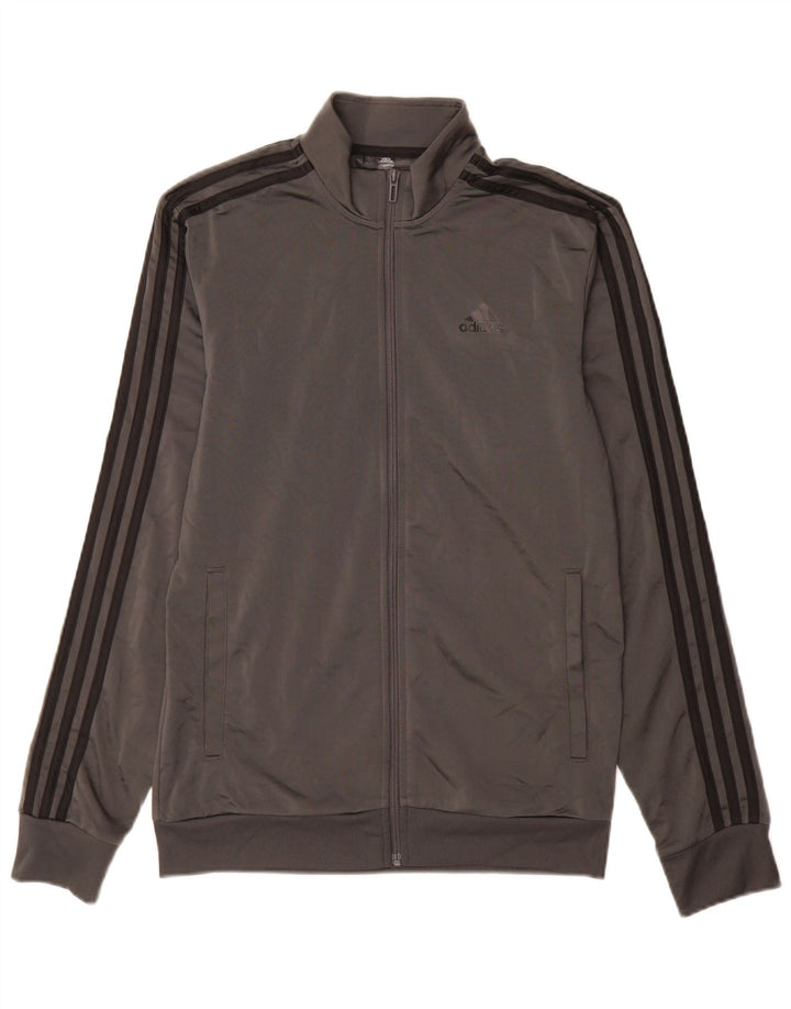 Adidas Træningsdragt til mænd, topjakke, lille grå polyester
