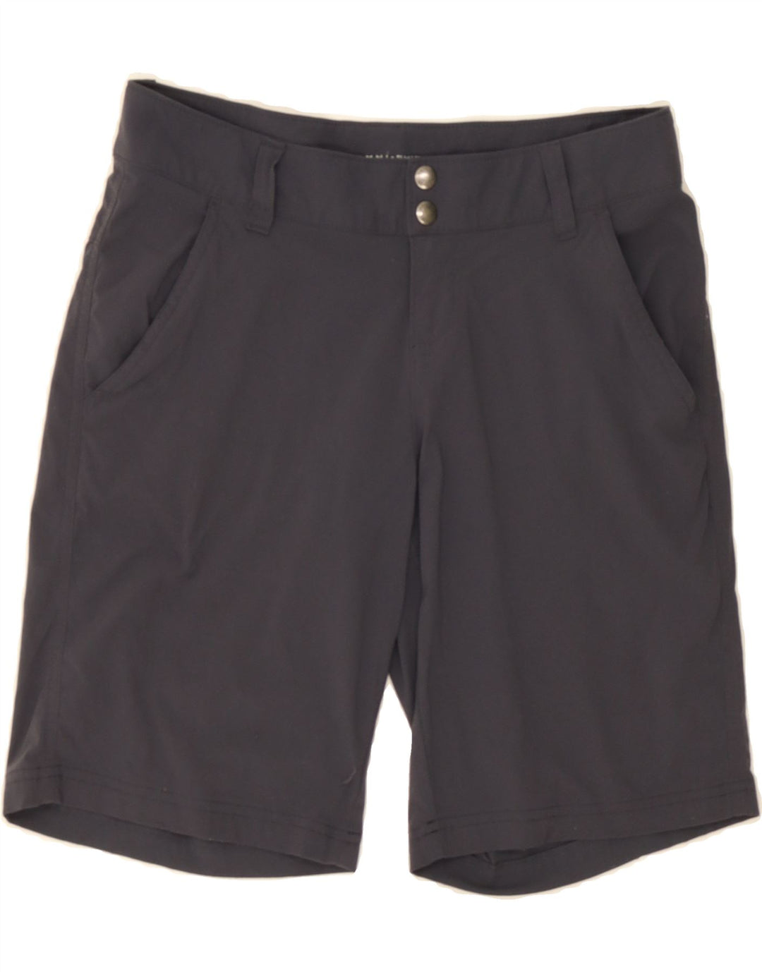 COLUMBIA Womens Omni-Shield Chino Shorts US 6 Medium W30  Navy Blue Nylon Vintage Columbia and Second-Hand Columbia from Messina Hembry 