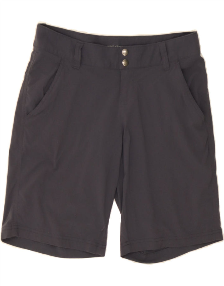 COLUMBIA Womens Omni-Shield Chino Shorts US 6 Medium W30  Navy Blue Nylon Vintage Columbia and Second-Hand Columbia from Messina Hembry 