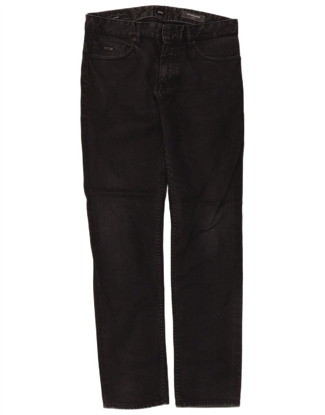 Hugo Boss Herre Delaware Slim Jeans W32 L32 Sort Bomuld