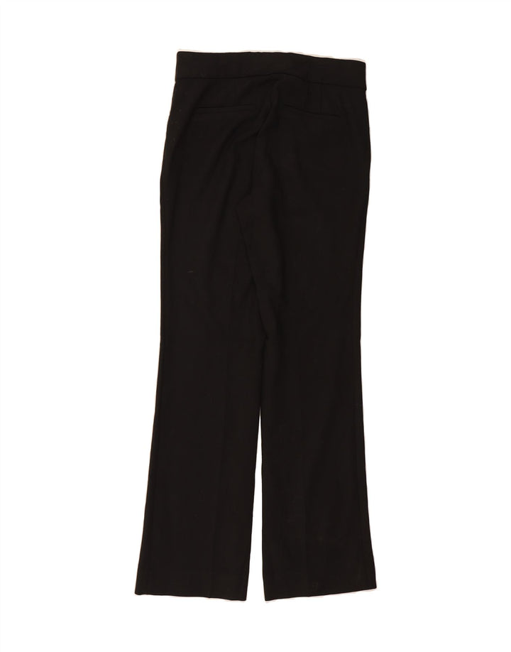J. CREW Womens Edie Bootcut Chino Trousers US 4 Small W28 L30 Black Vintage J. Crew and Second-Hand J. Crew from Messina Hembry 