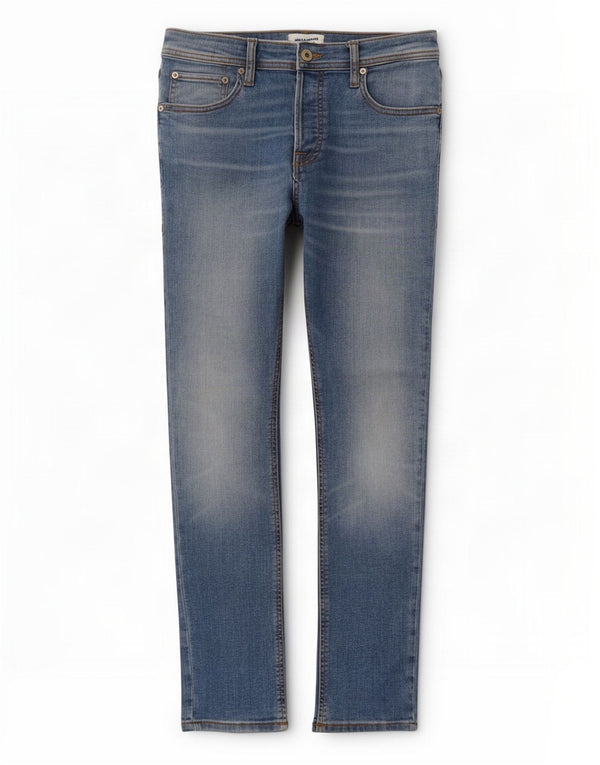 Jack & Jones Herre Slim Jeans W32 L30 Blå Bomuld