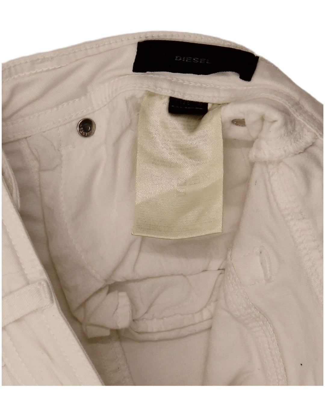Diesel denimshorts til kvinder W28 Medium White