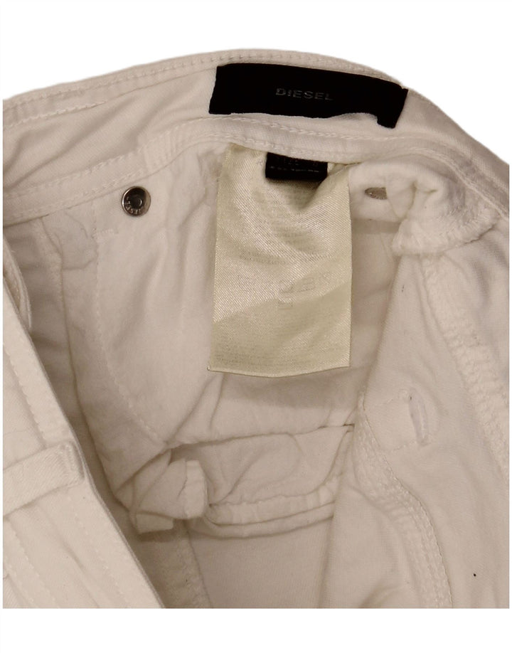 Diesel denimshorts til kvinder W28 Medium White