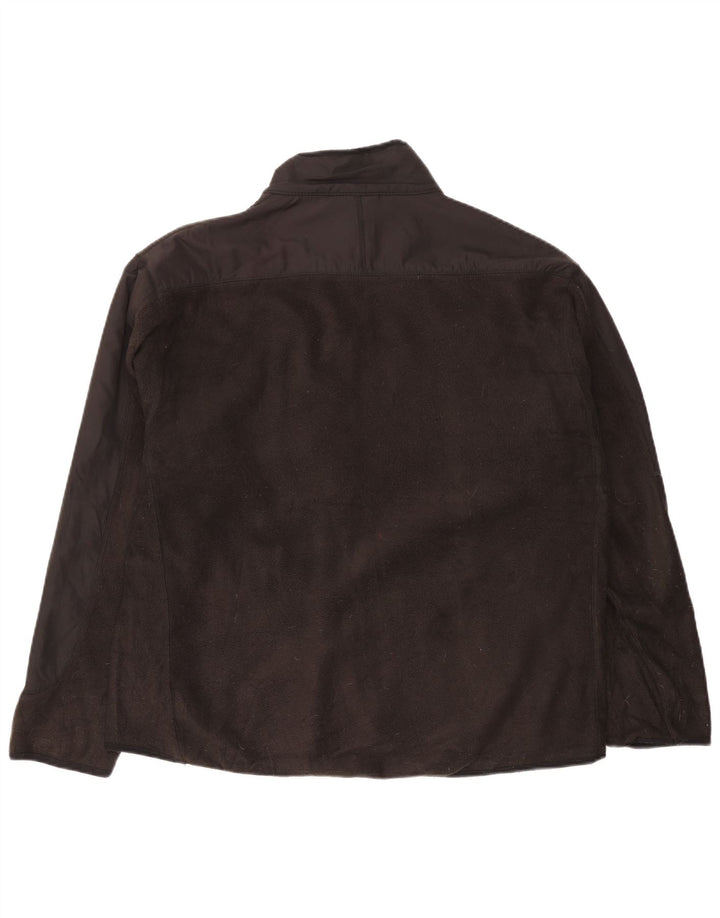 Chaps Herre Fleecejakke UK 42 XL Sort Colourblock Polyester